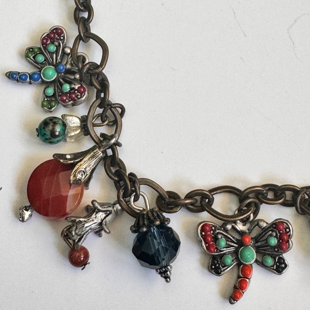 Ohipop charmed vintage necklace